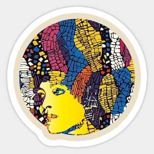 Angela Davis Sticker